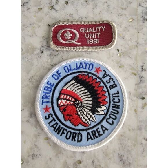 Misc Lot Of 11 Boy Scout Patches ‎ & A Boy Scout Handbook All 1990's Vintage - Picture 8 of 8